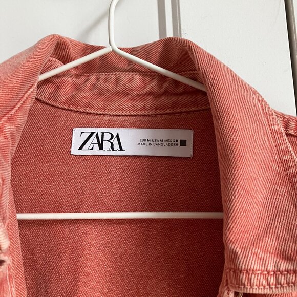 Zara Workwear Pink/Salmon Jacket - Picture 2 of 4